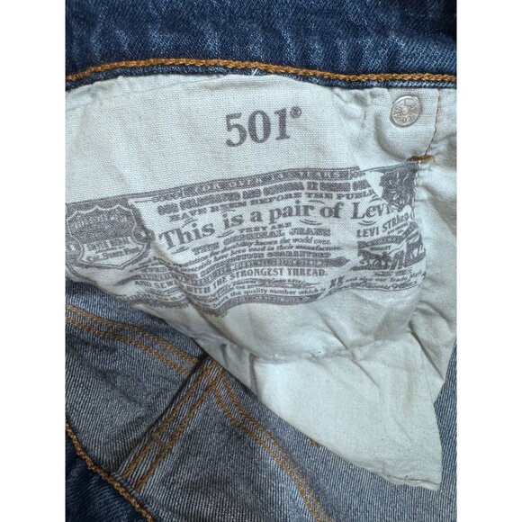 Levi's 501 cut off shorts size 29 button fly western coastal cowgirl boho - Picture 7 of 7